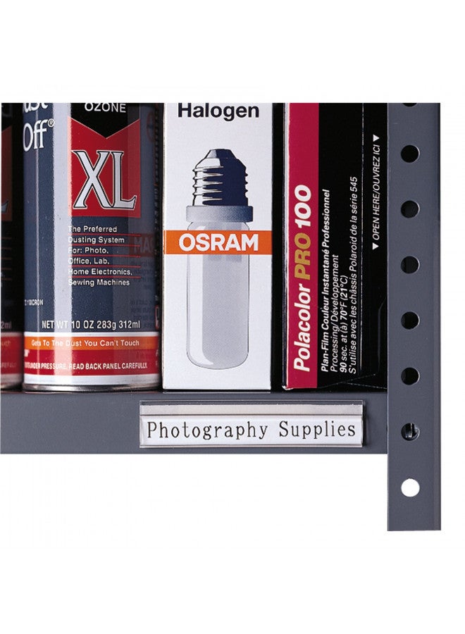 C-Line Self-Adhesive Shelf Labeling Strips, 4 x 7/8 Inches, 10 per Box (87447) - Image 1