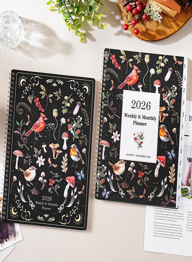 Indeme 2026 Planner - Planner 2026, 9" x 11", Jan 2026 - Dec 2026, 2026 Weekly Monthly Planner, Twin-Wire Binding, Tabs, Cardboard Cover - Image 2