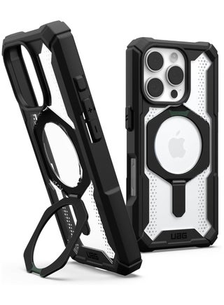 UAG Plasma XTE MagSafe for iPhone 16 PRO Case Cover [20 Feet Drop tested] with Kickstand - Black | Clear - pzsku/Z302ACCC304AB6B7C80D9Z/45/_/1736235820/df8b481b-732f-4d35-8c0a-887761da6632
