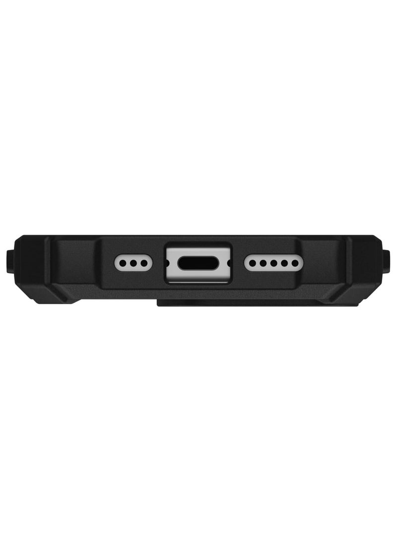 UAG Plasma XTE MagSafe for iPhone 16 PRO Case Cover [20 Feet Drop tested] with Kickstand - Black | Clear