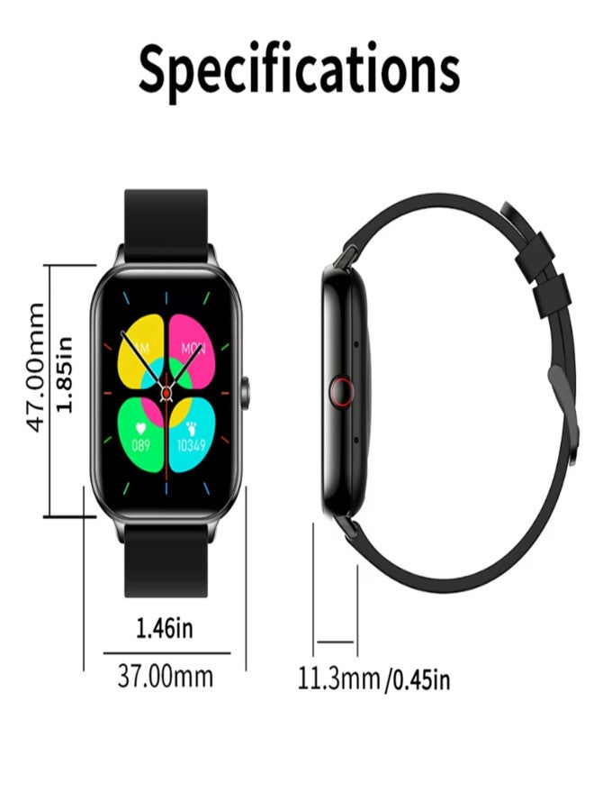 KUMI KU6 Smart Watch 1.91inch Full Screen Smartwatch For Men Women Bluetooth Call 110+ Sport Heart Rate Tracker IP68 Waterproof - Image 2