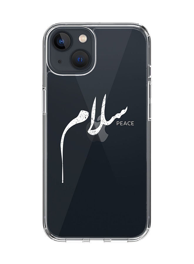 Stylizedd Classic Clear Case for Apple iPhone 14 Hybrid Soft Case Flexible Edges Anti Drop TPU PC Gel Thin Transparent Cover [ Designed for Apple iPhone 14 ] - Salaam - Image 1