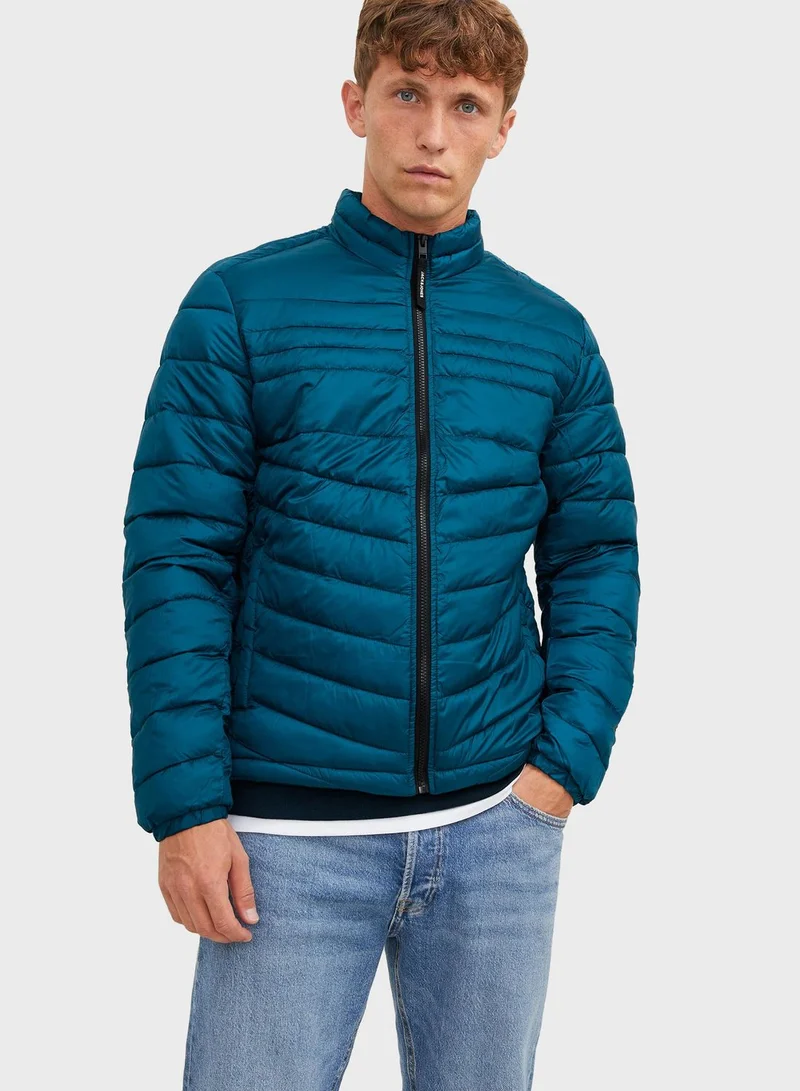 JACK & JONES Colour Block Puffer Jacket