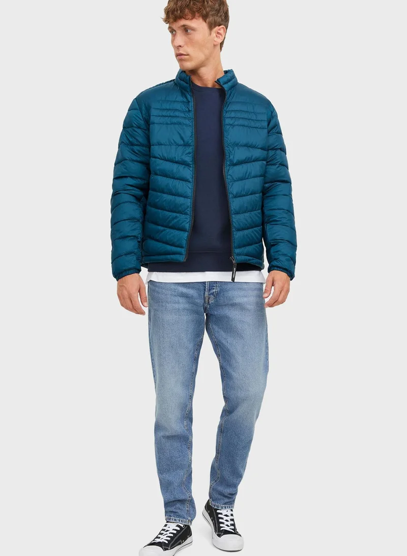 JACK & JONES Colour Block Puffer Jacket