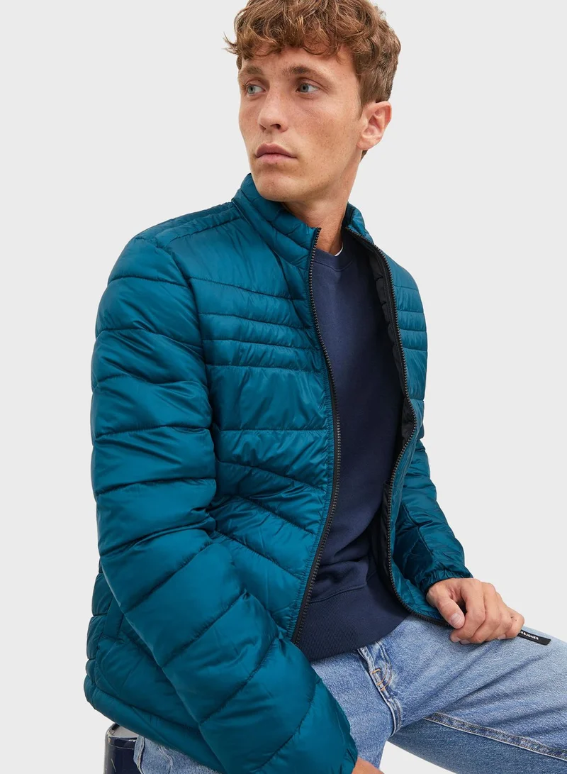 JACK & JONES Colour Block Puffer Jacket