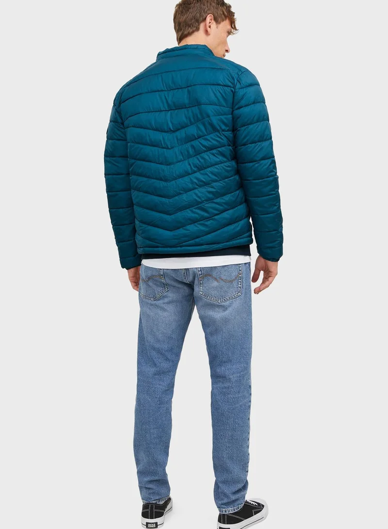 JACK & JONES Colour Block Puffer Jacket