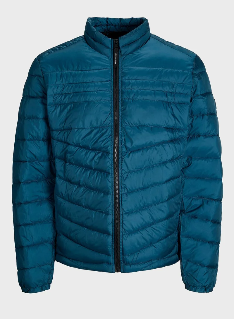 JACK & JONES Colour Block Puffer Jacket