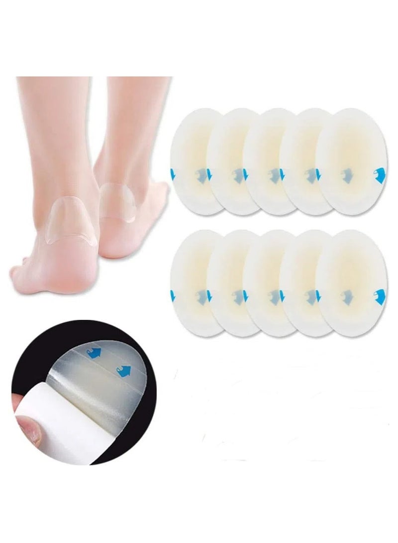Blister Pads 10Pcs Invisible Blister Cushions Hydrocolloid Seal Adhesive Bandages for Fingers ToesHeel Blister Prevention Waterproof Ultra-Thin Multifunctional Anti-pain Anti-wear Foot Stick - Image 1