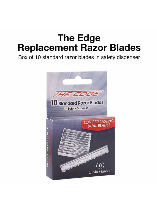Olivia Garden The Edge™ - box of 10 replacement blades - Image 2