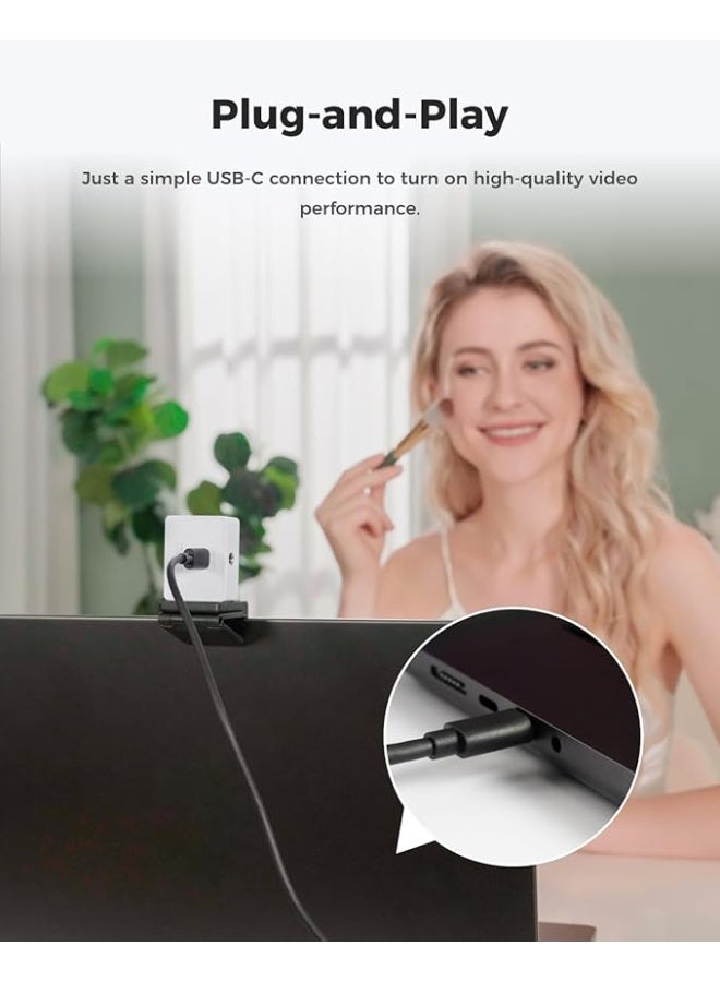 OBSBOT كاميرا ويب Meet 2 -4K للكمبيوتر، صغيرة الحجم، قوية في الرؤية - Image 3