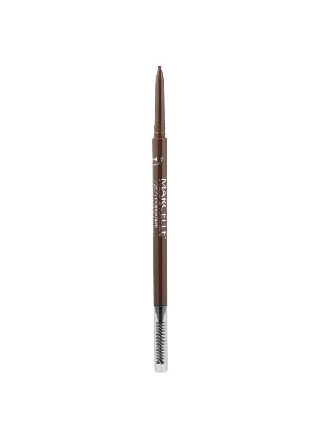 Marcelle Nano Retractable Eyebrow Liner, Medium Brown, Brow Pencil, Ultra-Precise Definition, Waterproof, Long-Lasting, Hypoallergenic, Cruelty-Free, 0.09 g