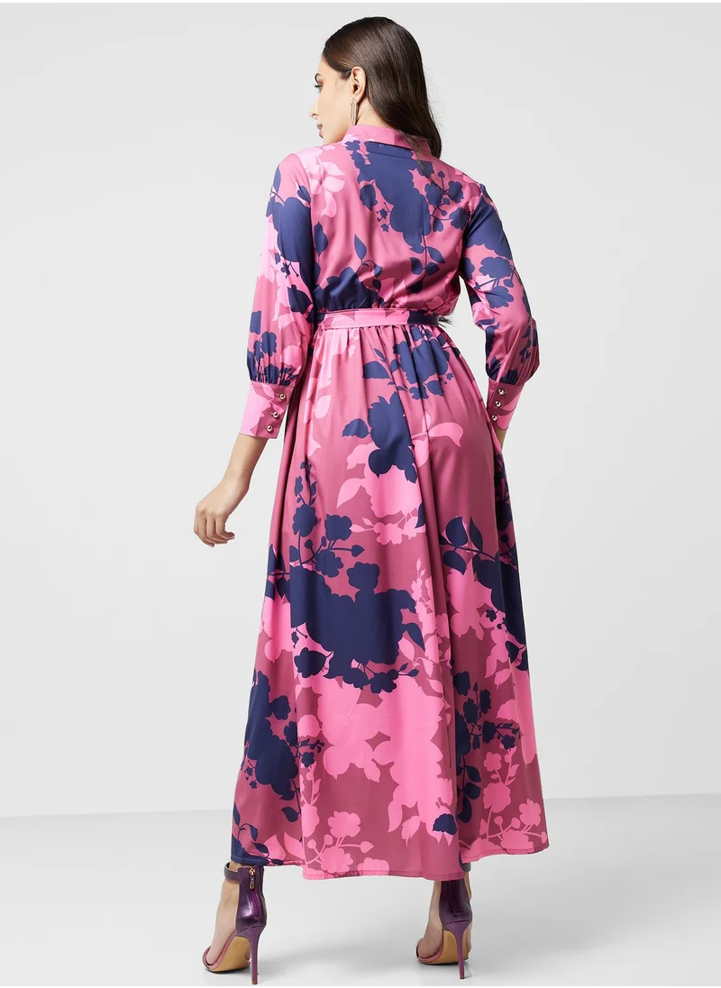Khizana Floral Print Dress