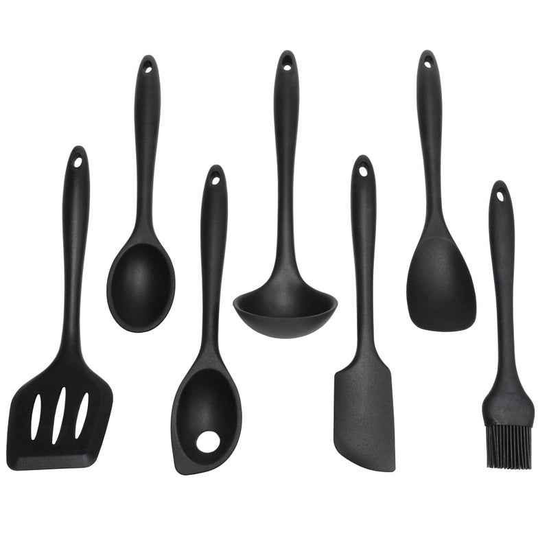 Chef Craft Premium Silicone Cooking Ladle, 11.25 inch, Black - Image 5
