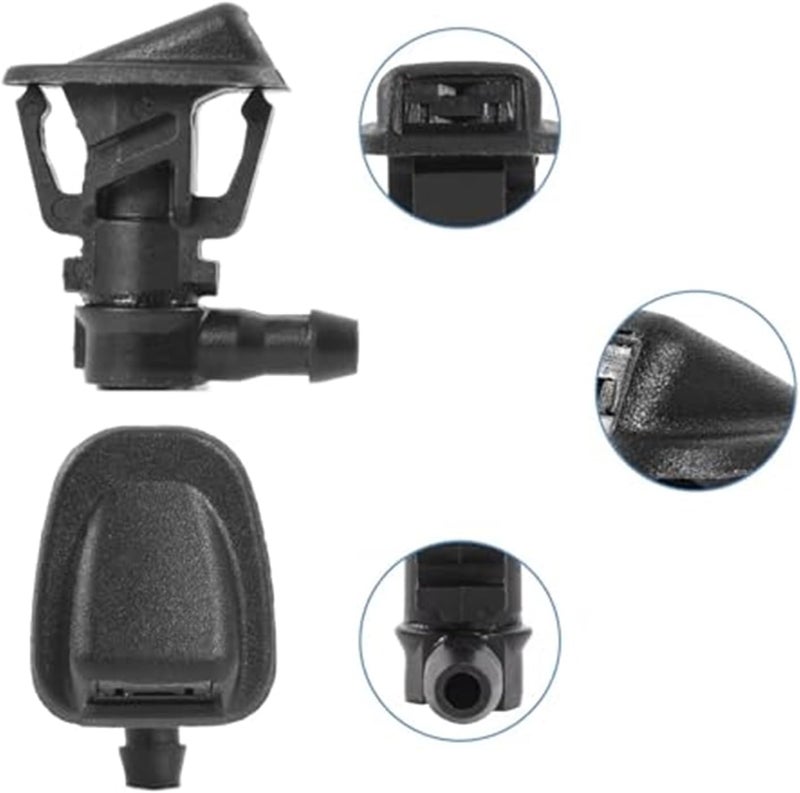 Wivplex Windshield Washer Nozzles for Jeep Wrangler JK - Image 2