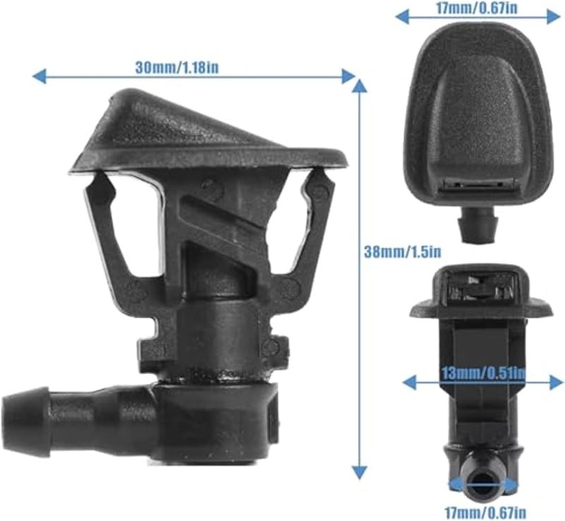 Wivplex Windshield Washer Nozzles for Jeep Wrangler JK - Image 4