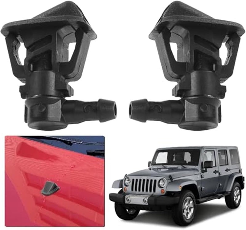 Wivplex Windshield Washer Nozzles for Jeep Wrangler JK - Image 3