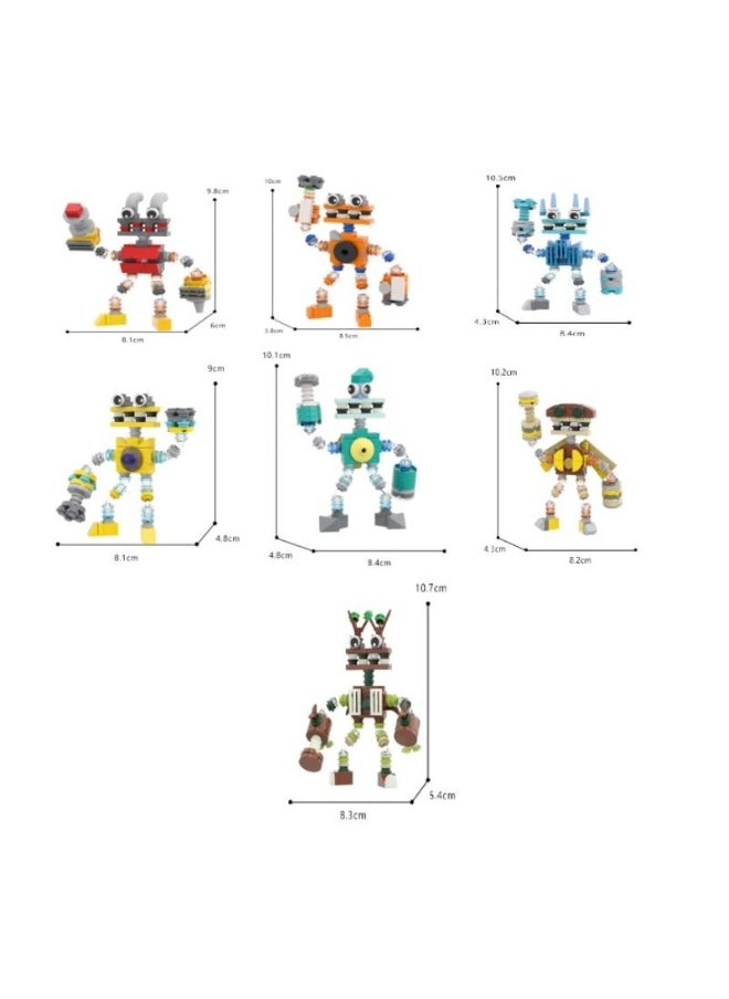 689 Pcs My Singing Monster Game Toys Building Block Set Gift For My Singing Monster Game Fans Girls And Boys  - Image 1