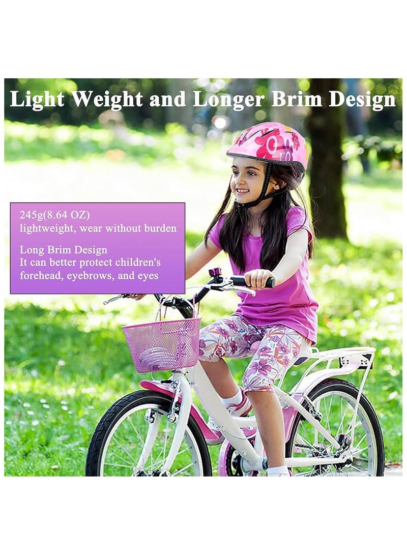 Kids Bike Helmet Set for Boys and Girls,Toddler Helmet for Ages 2-8, Adjustable Multi-Sport Bicycle Skateboard Rollerblading Skating Scooter Balance Bike Helmets for Children Safety  - Image 5