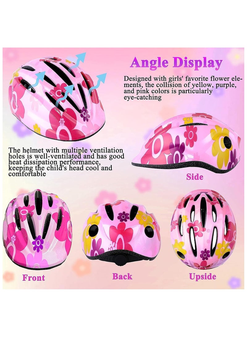 Kids Bike Helmet Set for Boys and Girls,Toddler Helmet for Ages 2-8, Adjustable Multi-Sport Bicycle Skateboard Rollerblading Skating Scooter Balance Bike Helmets for Children Safety  - Image 4