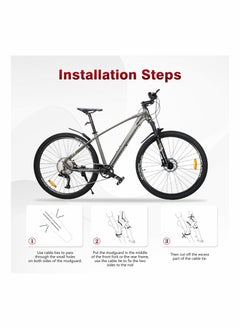 2PC Mountain Bike Fender Set - Carbon Fiber Pattern Front and Rear Mud Guards for Effective Splash Protection Against Water and Dirt on Your Mountain Bike. - pzsku/Z302B5DB4E3B3F93E234FZ/45/_/1723097414/78392da6-6f77-4dad-9017-ae5fe2b534a6