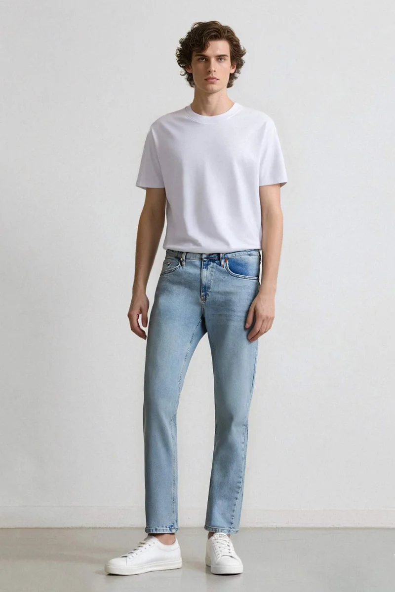 DeFacto Slim Tapered Fit Normal Waist Jeans