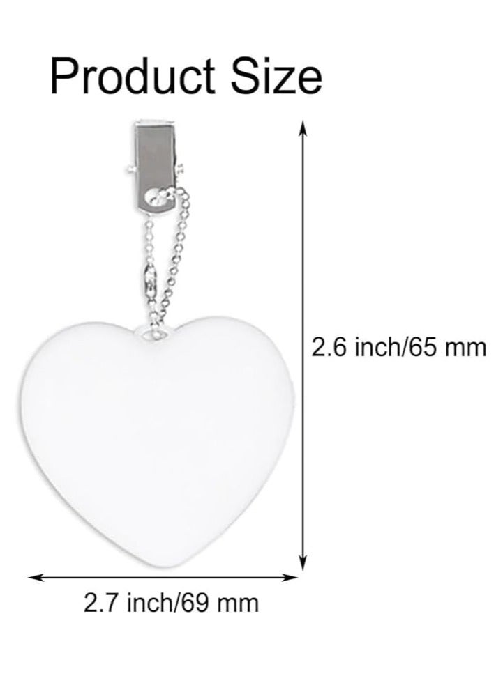 Nakhl Purse Light Handbag Light Sensor Heart Shape Bag Illuminator Hanging Night Light for Women Ladies Girls - Image 4