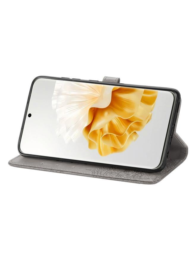 Zaboon Case For Huawei P60 Pro Mandala Flower Embossed Leather Phone Case - Image 4