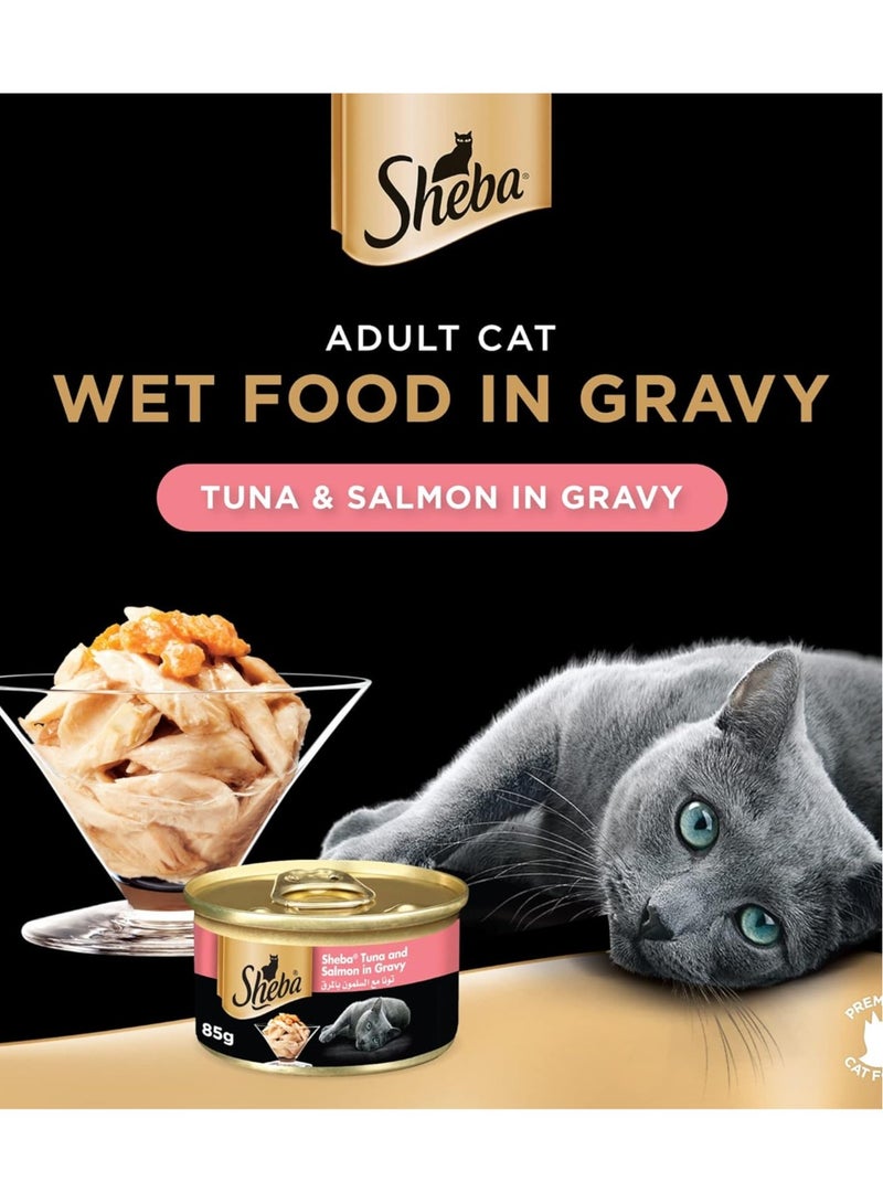 Sheba Tuna And Salmon in Broth 6 pieces in 85 grams - Image 2