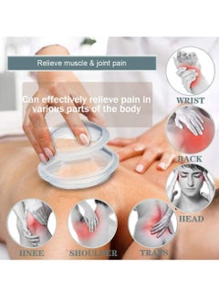 SYOSI 4 Sizes Cupping Therapy Set, Professional Cupping Therapy Studio and Household Silicone Cupping Set, Stronger Suction, Suitable for Myofascial Massage, Muscle, Nerve, Joint Pain  - Image 5