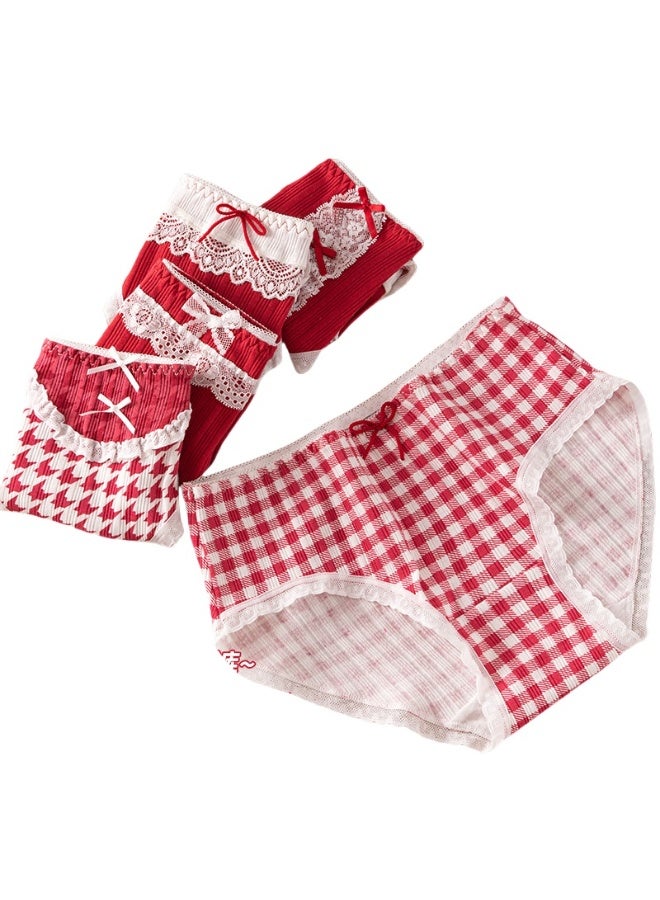 KUYING New Comfortable Skin friendly Breathable Underwear Set of 5