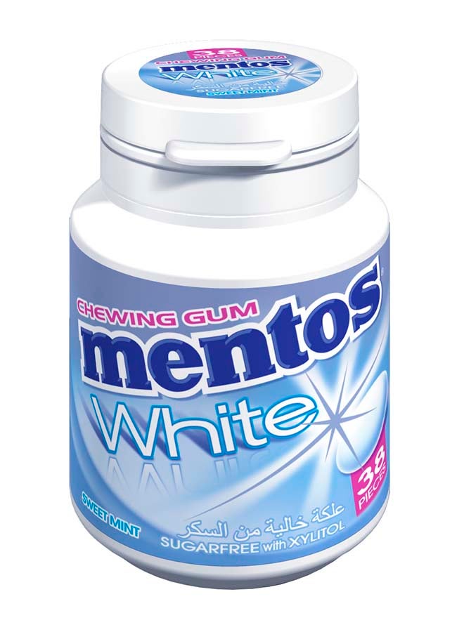 White Sweet Mint Sugar Free Chewing Gum