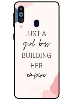 EYE CATCH Protective Case Cover For Samsung Galaxy M40 Smart Series Printed Protective Case Cover for Samsung Galaxy M40 Just A Girl Boss Building Her Empire  - Image 1