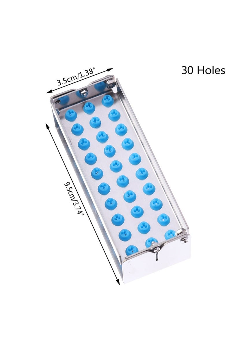 30 Holes 8/12/30 Holes Dental Bur Holder Autoclave Sterilizer Case Endo File Disinfection Box Organi