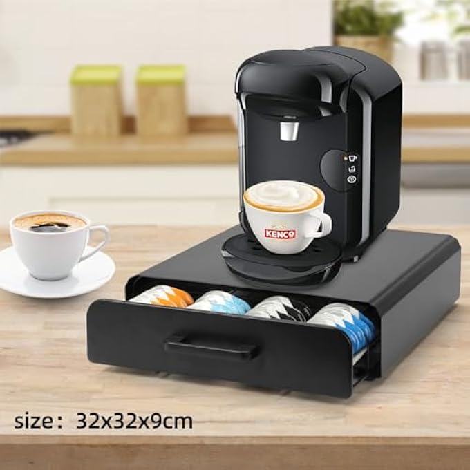 ريحني حامل كبسولات كوفي متوافق مع درج تخزين كبسولة TassimoCoffee حامل الماكينة - Image 3