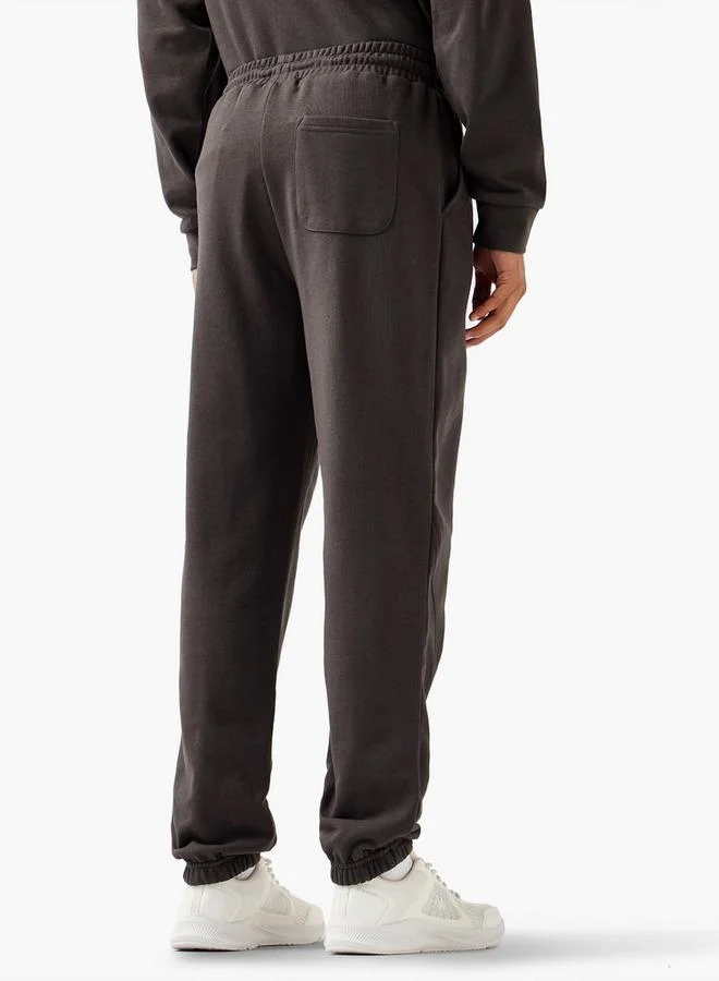 Kappa Kappa Men Regular Fit Flexi Waist Joggers with Panelled Design