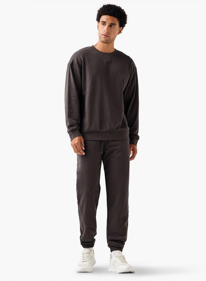 Kappa Men Regular Fit Flexi Waist Joggers with Panelled Design - Image 2