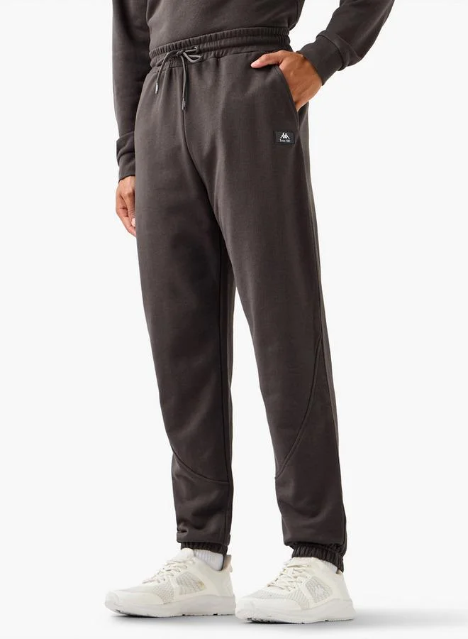 Kappa Kappa Men Regular Fit Flexi Waist Joggers with Panelled Design