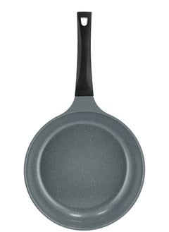 Badraig 16-Piece Granite Cookware Set Saudi Made Safe Dishwasher, PTFE/PFOA Free, Marble Nonstick Coating Stock Pot Fry Pan Grill Pan Pancake pan Kitchen Tool Silicone Grip - Grey  - Image 4