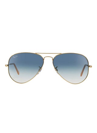 Men Full Rim Aviator Sunglasses - RB3025-001/3F-58 - Lens Size: 58 mm - Gold - view 2