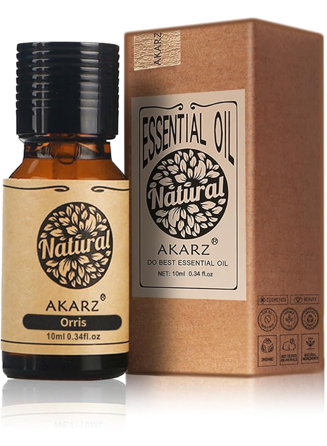 erorex Orris Essential Oil Natural Orris Oil For Skin Body Hair Care Diffuser Candle Soap Making Diy Massage Aroma 10Ml - Image 1