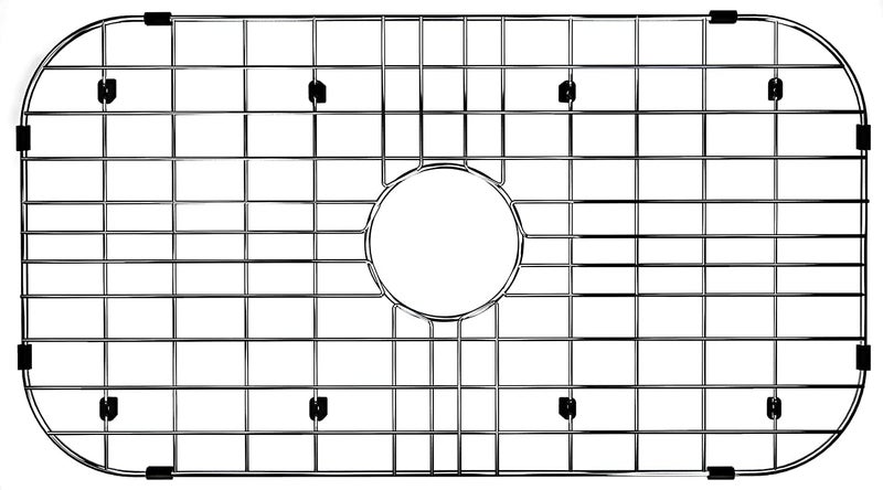 SANNO Kitchen Sink Grate Stainless Steel Sink Protector for Kitchen Sink Grid Sink Protector Kitchen Sink Rack for Bottom of SinkCenter Drain Sink Bottom Grid26 L X 14 W