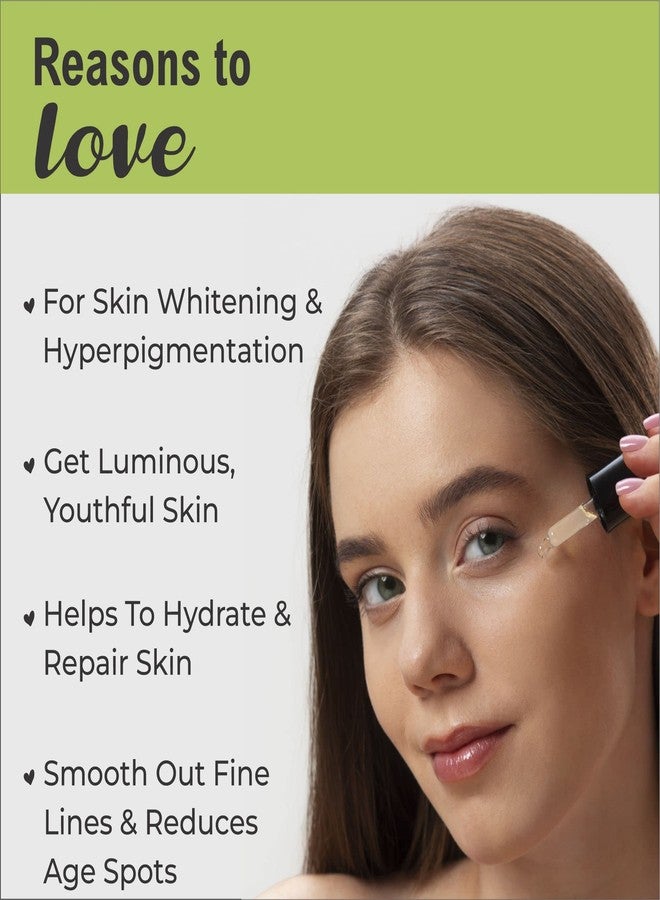 Luvyh Green Tea Face serum with Vitamin C- For Smoothening & Brightening 30ML - Image 4