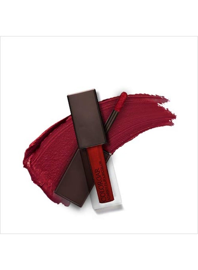 Colorbar Starry Flip Matte Lipcolor Hot As Hell-001 | Long lasting & Lightweight | Suitable for all skin types | Smooth texture | Pigment rich formula - Image 3