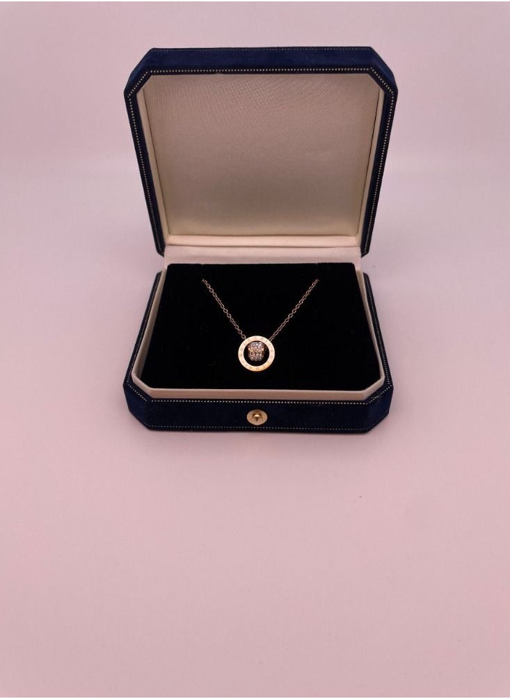 General - Stainless Steel 18K Gold Plated Non fading Lucky Ring Pendant Necklace Earrings Set - Image 1