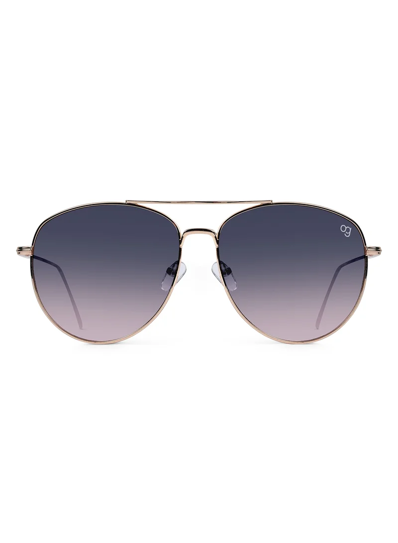ووجلز UV- Protected  Blue Aviator Sunglasses