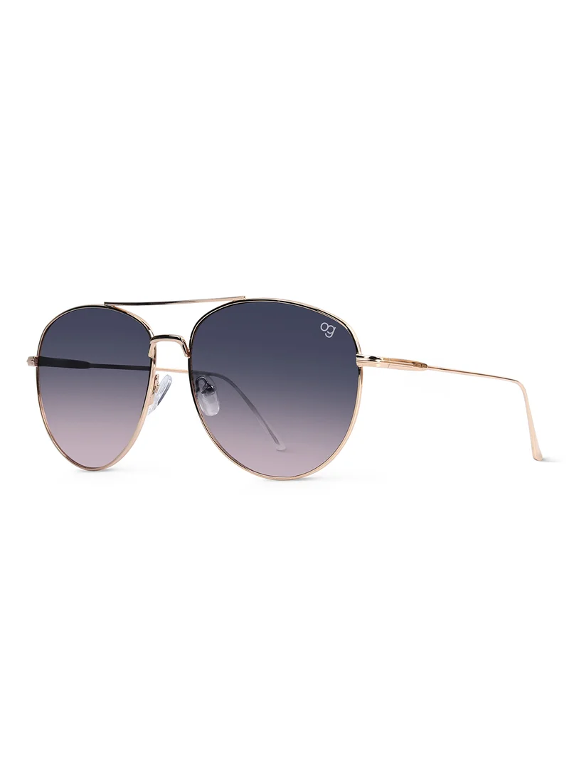 ووجلز UV- Protected  Blue Aviator Sunglasses