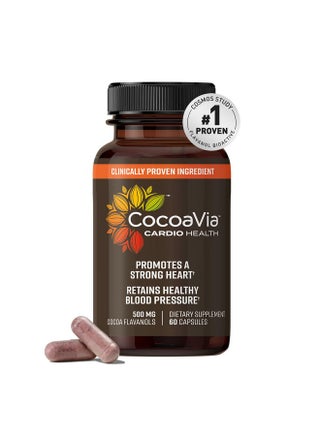 Cardio Health Supplement, 30 Day, 500Mg Cocoa Flavanols, Support Heart Health, Boost Nitric Oxide, Blood Circulation, Energy, Vegan, Dark Chocolate, 60 Capsules - pzsku/Z302C7983A1703AF35B8DZ/45/_/1728311281/a44050f0-e5a1-4cb8-80af-494612a94473