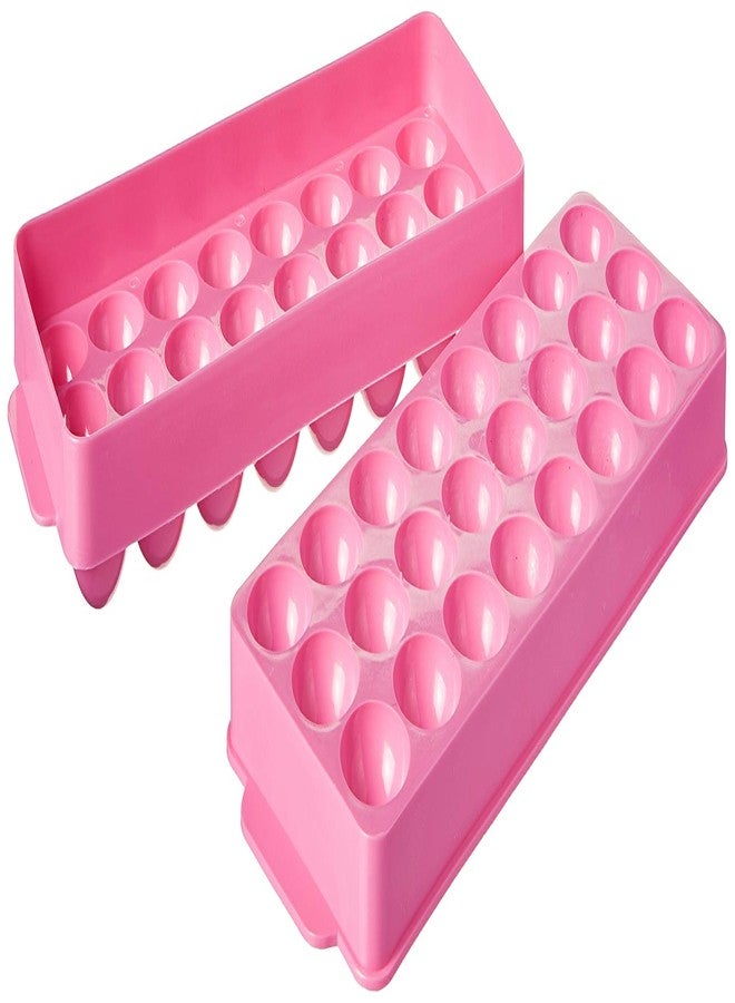 هاتزلر صينية كرات الثلج من هوتزلر، 24 كرة، وردي - Image 4