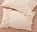 Flber Tufted Tassel Sham Set Lattice Cotton Pillow Covers,18.9in x29.1in,Set of 2 - Image 2