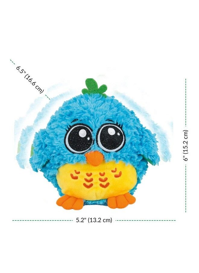 KiddoLab My Dancing And Singing Bird Mr. Blue Musical Toys For Toddlers And Infants. Baby Singing Funny Owl Toy. Sound And Touch Activated Blue Bird Toy For Girls And Boys Age 6 Months To 6 Years Old  - Image 5